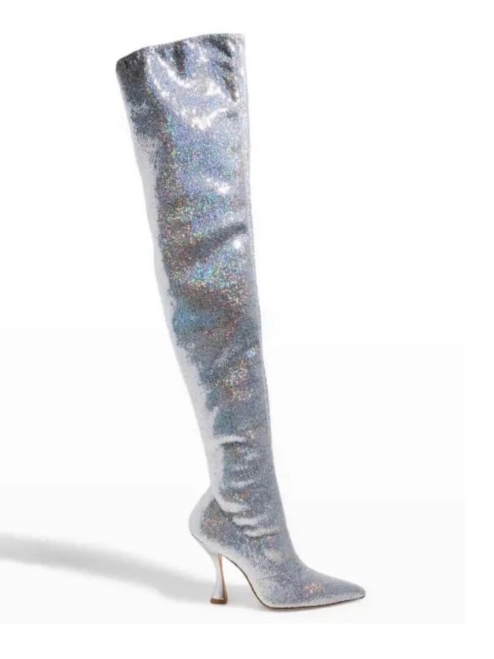 Stuart Weitzman Xcurve Sequin Over-The-Knee Boots